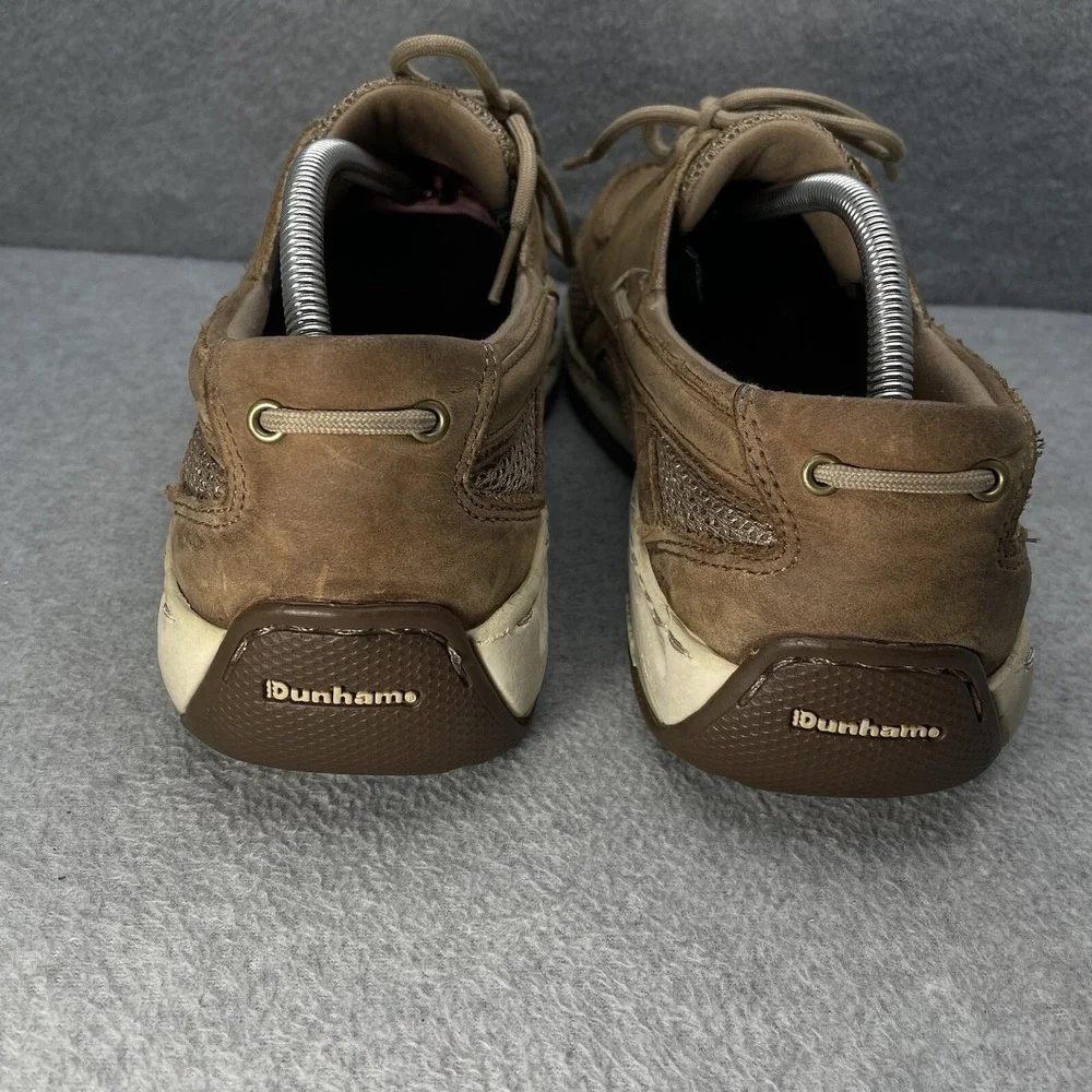 Dunham by New Balance Men's Size 10 2E Brown Leather Captain Boat Loafer Shoes